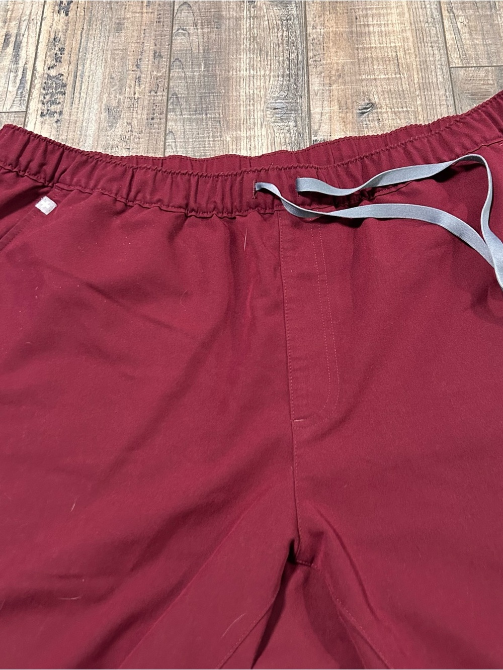 FIGS Maroon Scrub Set - Top & Jogger Pants - Picture 10 of 15